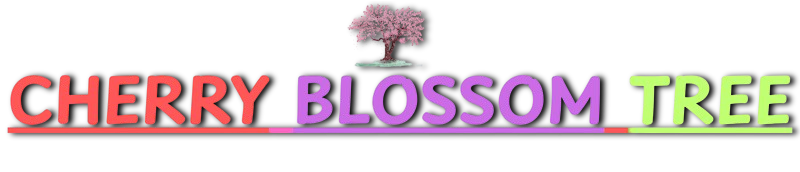 Cherry blossoms tree logo