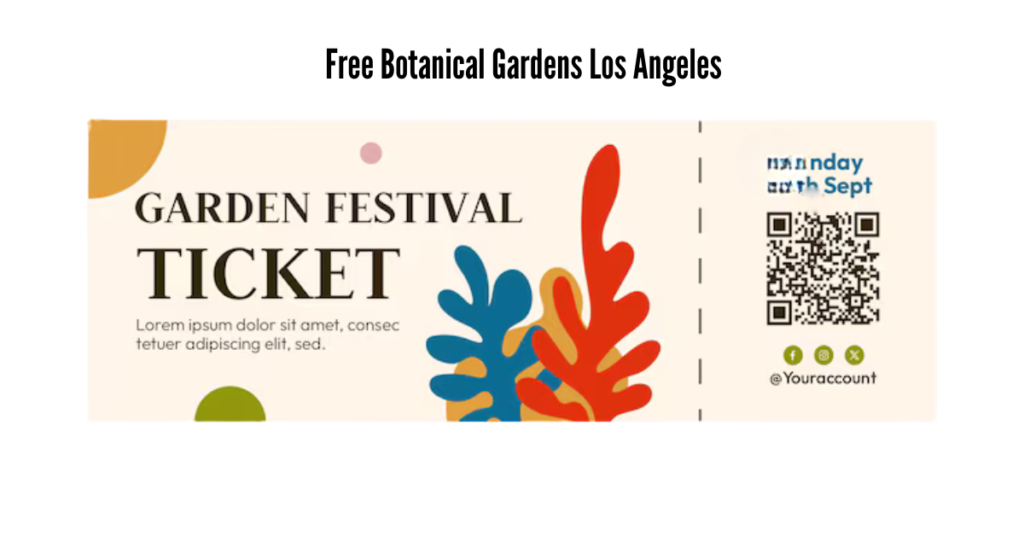 People strolling and picnicking by a lake in a free public park in Los Angeles, surrounded by numerous cherry blossom trees in full pink bloom on a sunny day. A sign at the entrance reads "Welcome - Free Entry - City of Los Angeles Parks".