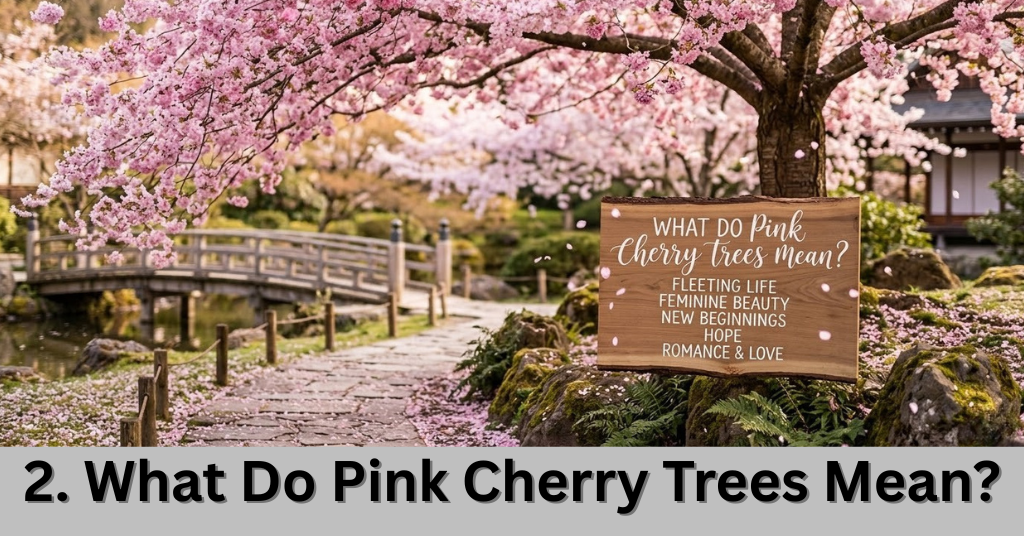 Classic pink cherry blossoms in soft sunlight symbolizing grace, femininity, and the arrival of spring.